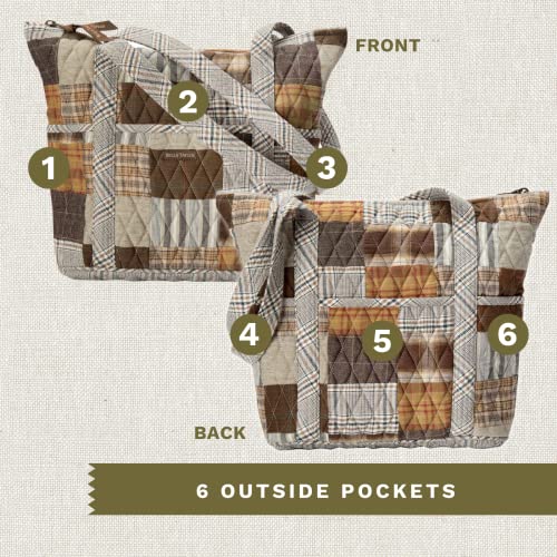 Lightweight Quilted Fabric Handbags G486