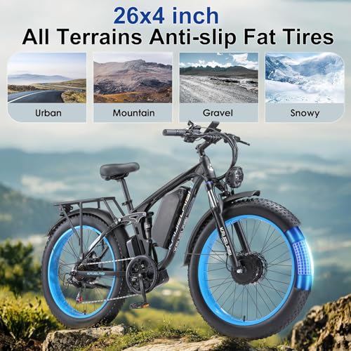 26" Fat Tire Dual Motor Electric Bike L469248
