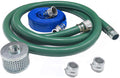 2 x 50' Blue PVC Backwash Hose & 2 x 20' Green PVC Suction Hose with Aluminum Camlock Fittings H211