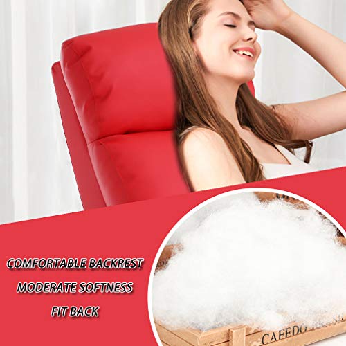 Black Recliner Chair with 2 Point Massage and Lumbar Support Q322