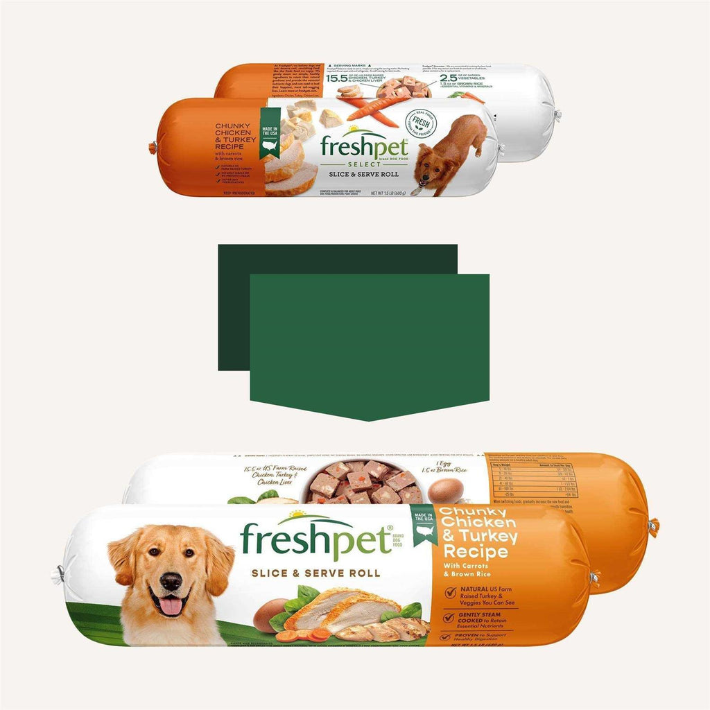 Chunky Chicken & Turkey Recipe Dog Food Roll Z625765