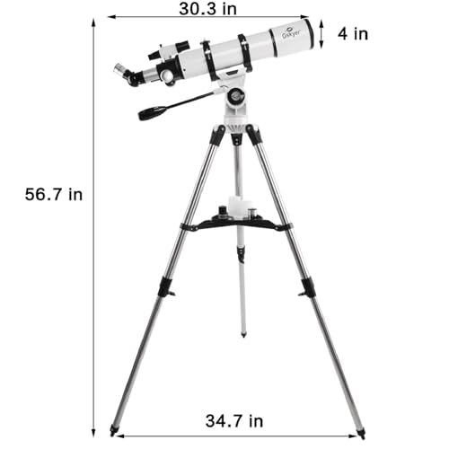 70mm Aperture 400mm Astronomical Refracting Telescope with Carry Bag M42387