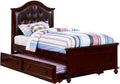 Dark Walnut Twin Bed E246