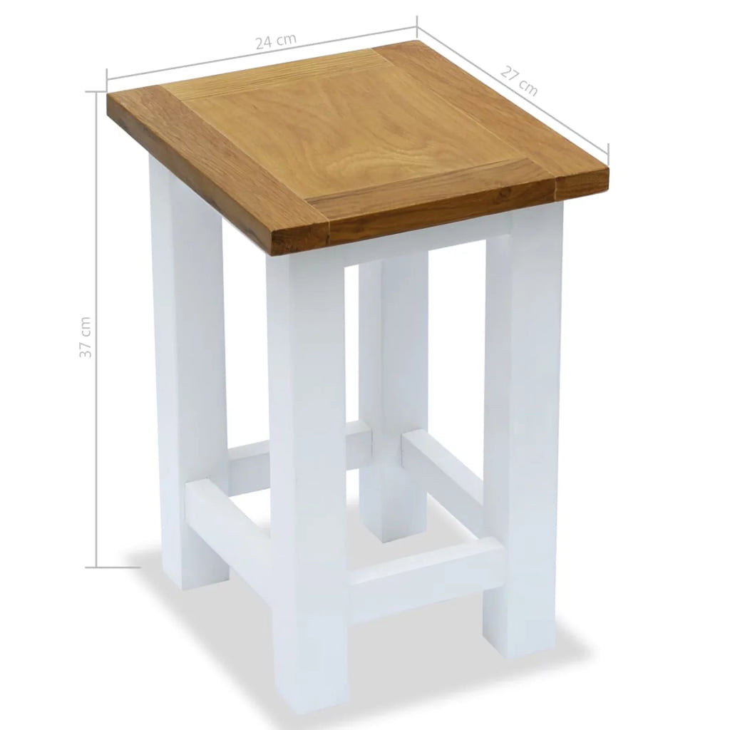 Solid Oak Wood End Table N215