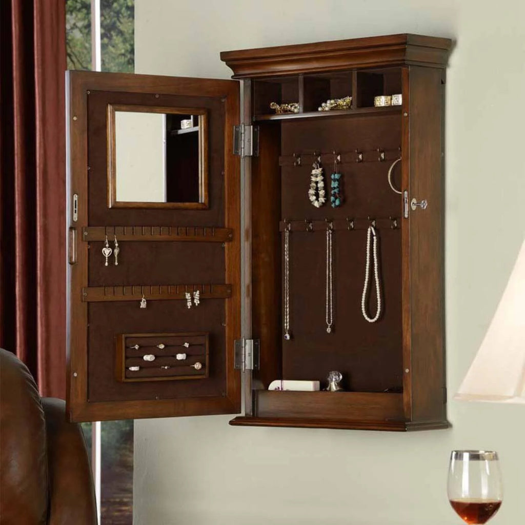 Wall Mounted Jewelry Armoire P6752