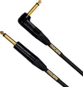 6 Foot Guitar Instrument Cable with Right Angle and Straight Connectors V815
