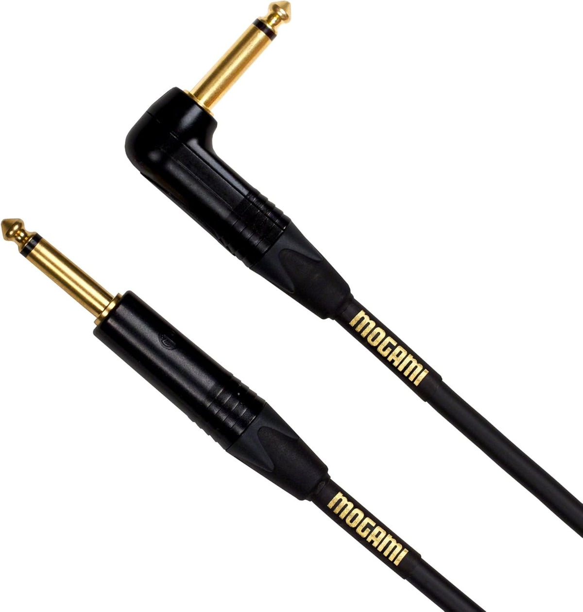 6 Foot Guitar Instrument Cable with Right Angle and Straight Connectors V815