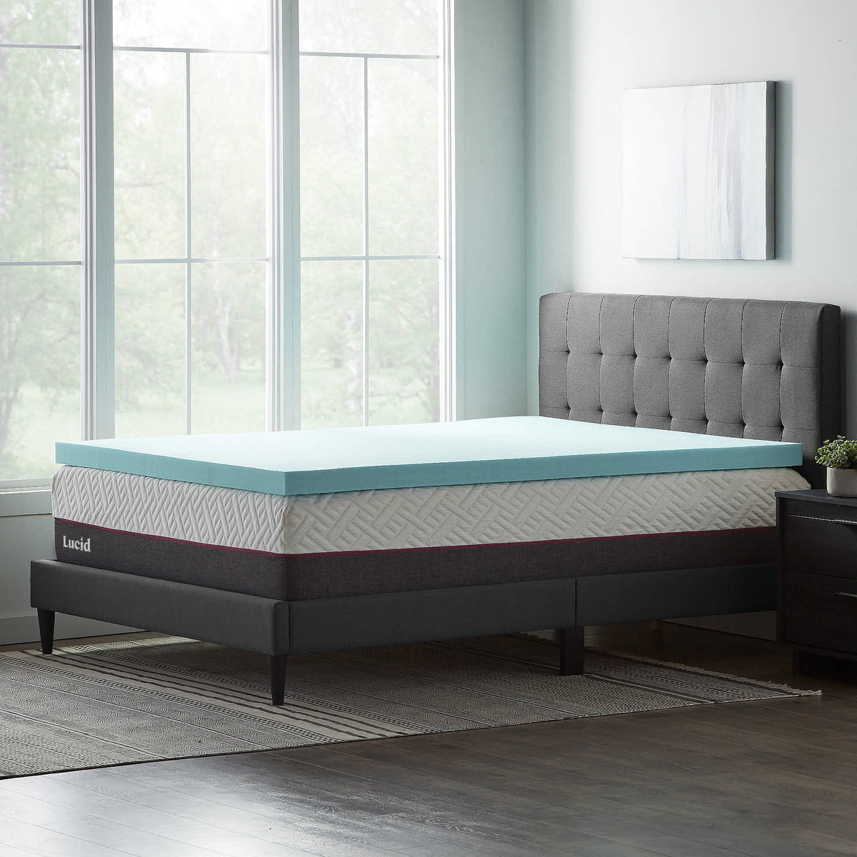 3" Cooling Gel Memory Foam Mattress Topper, Twin-XL S338025