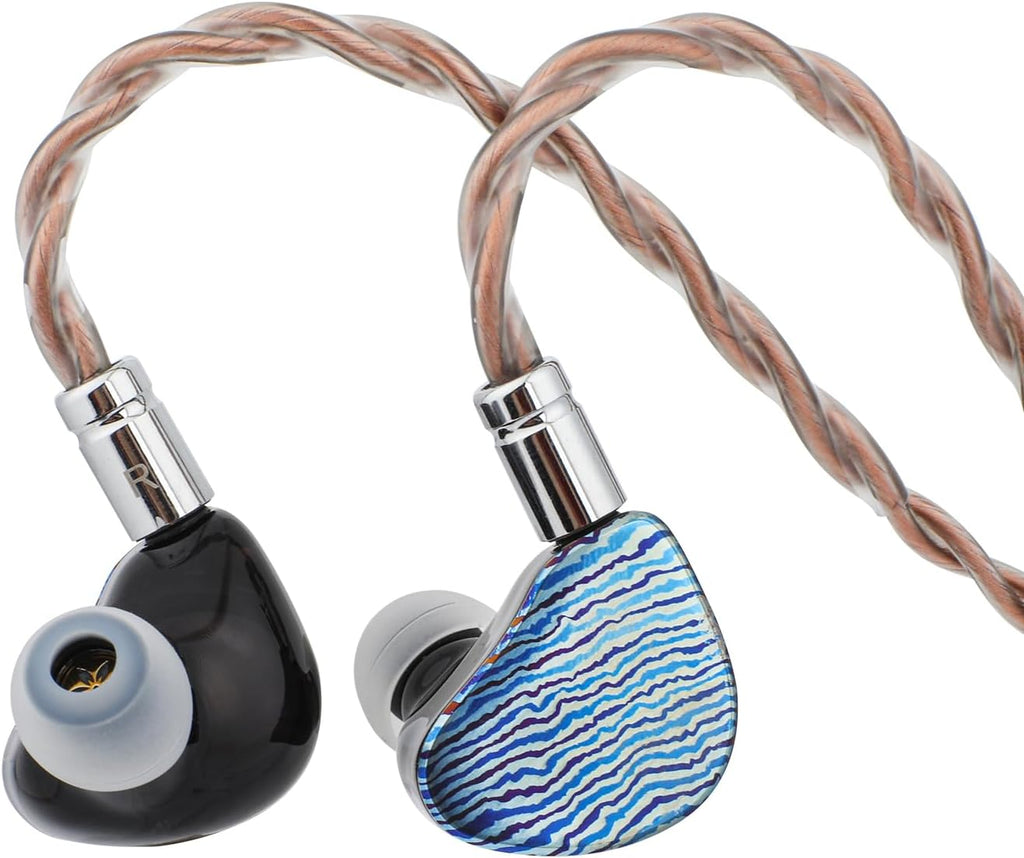 1 DD+1 Planar +2 BA IEM Earphones with Detachable 2pin Cable Y248