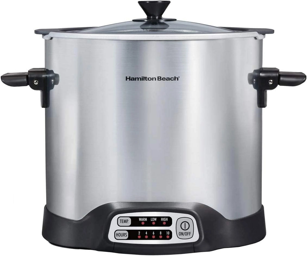 10 Quart Programmable Slow Cooker with Stovetop Safe Crock & 8 Quart Programmable Slow Cooker X791