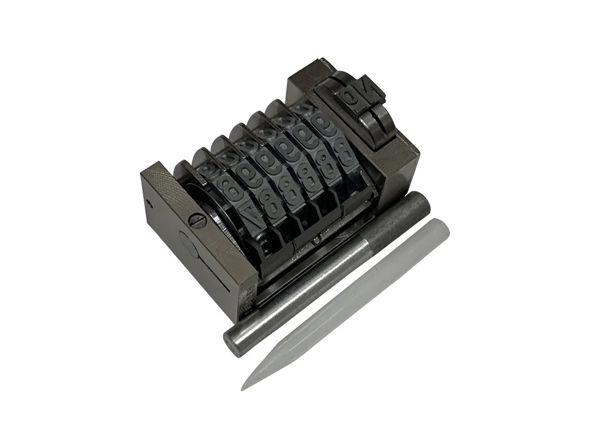 6 Wheel 5.6 mm Backward Gothic Engraving Numbering Machine T354301