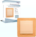 Silicone Foam Wound Dressing with Silicone Adhesive Border, Sterile, 6" x 6", 10 PCS V593142