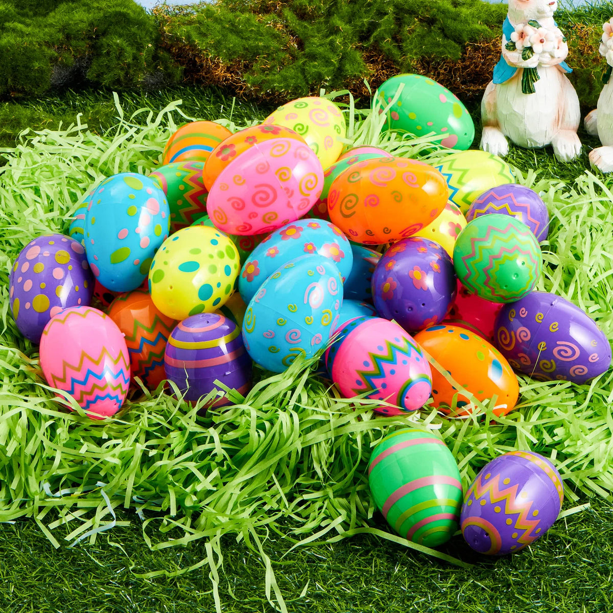 36 Pcs Plastic Jumbo Easter Eggs P279129