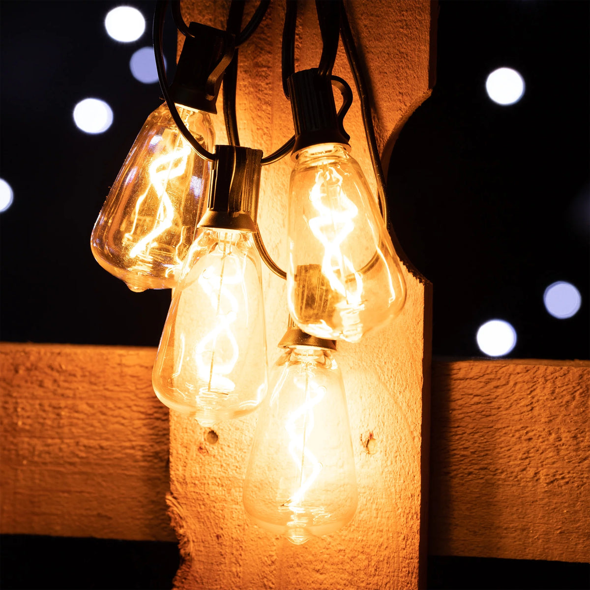 Vintage Warm White Spiral LED String Light U560852