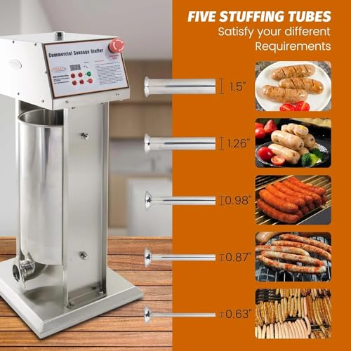 22LB Stainless Steel Electric Sausage Stuffer F562