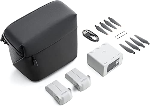 DJI Mini 3 Fly More Kit with Two Intelligent Flight Batteries, Two-Way Charging Hub, Shoulder Bag, Propeller 2-Pairs H793541
