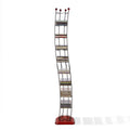 Black Steel CD Tower with Cherry Wood Base X254463
