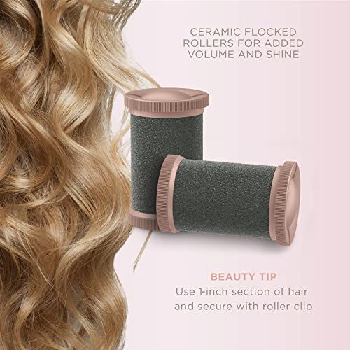 Ceramic 1 1/2-inch Hot Rollers with Super Clips H4088