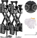 2 Packs RV Wheel Stabilizer with Integrated Wrench, Open 3'' to 10'' N4846