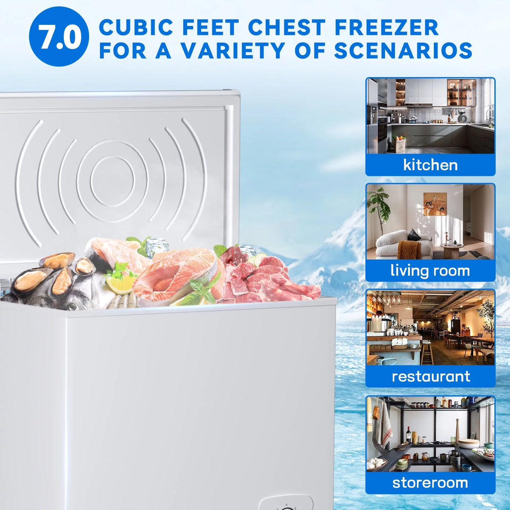 7 Cu. Ft. Chest Freezer with Removable Basket L552242