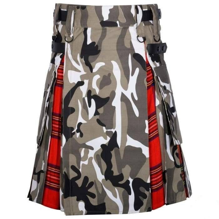 Tartan Utility Kilt Cargo Hybrid 36 M53992