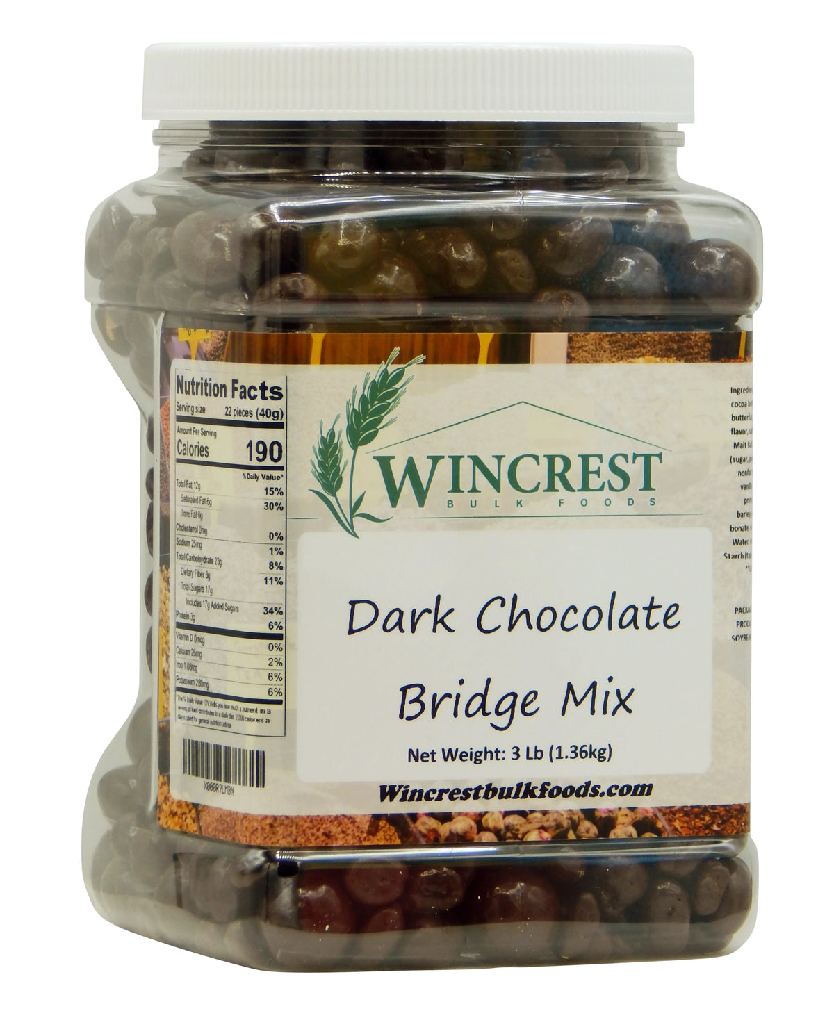 3 Lb Dark Chocolate Bridge Mix N364714