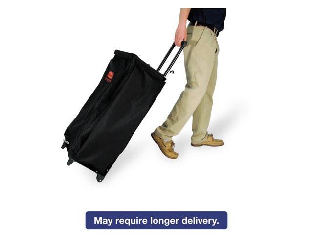 Black 30 Gal Mobile Cleaning Cart Bag B4272