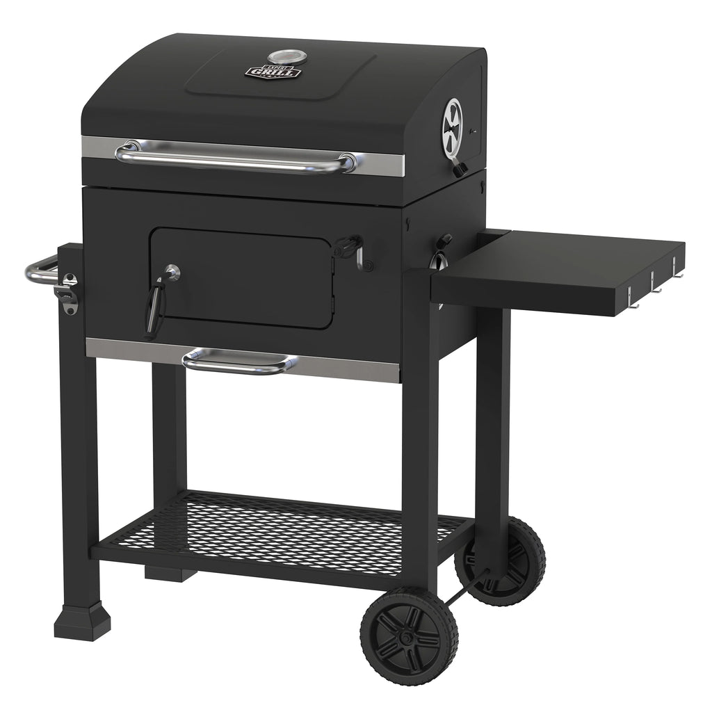 Heavy Duty 24-inch Charcoal Grill, Black X24111