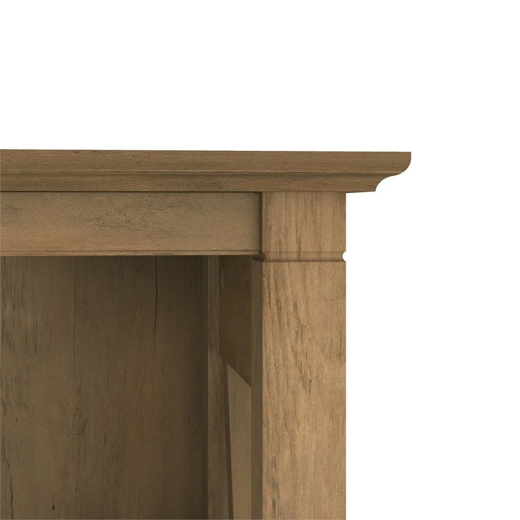 5-Shelf Reclaimed Pine Wood Bookcase C993