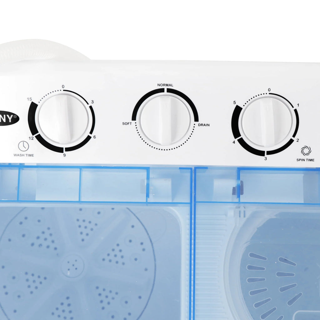 Portable Compact Mini Twin Tub Washing Machine 17.6lbs Capacity V42061