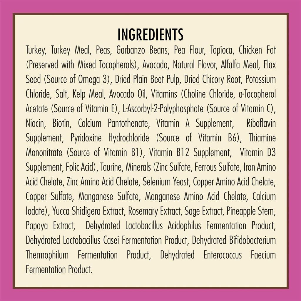 Turkey Recipe Small Breed Dry Dog Food 4lb N148080