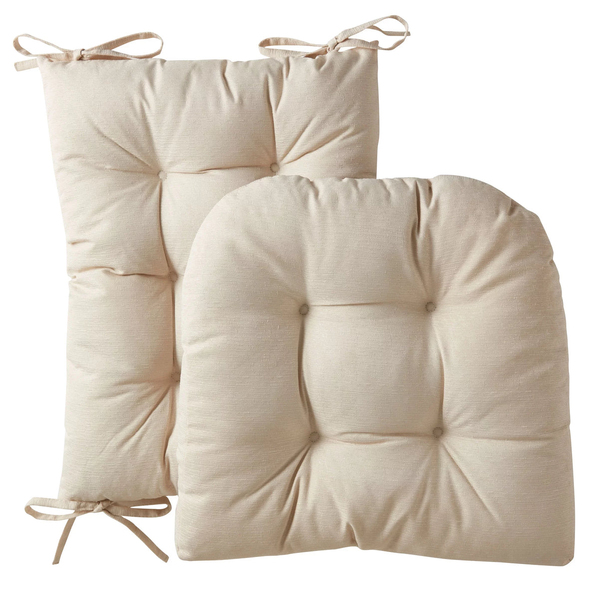 2 Piece Tufted Non Slip Rocking Chair Cushion Set Q38676