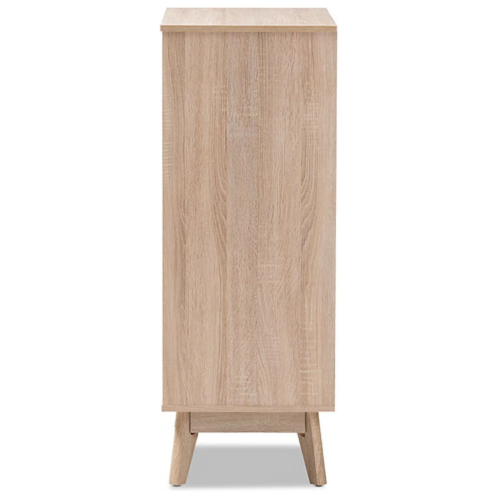 Oak and Grey Wood 5-Drawer Chest I6646