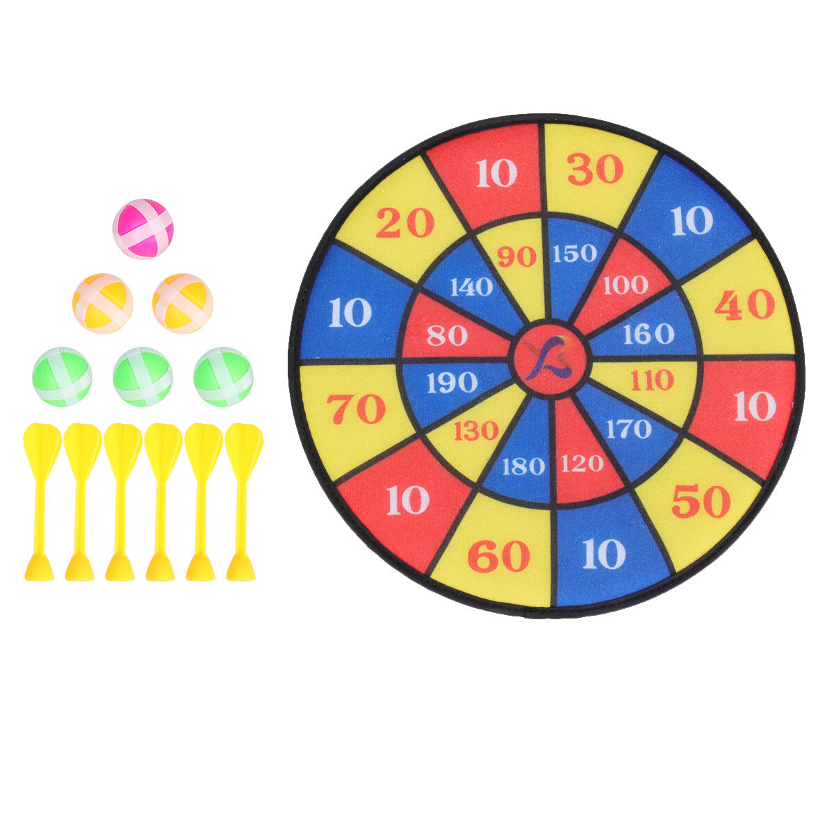 Flocking Dart Board with 4pcs Darts Leisure Game Dartboard Set P602