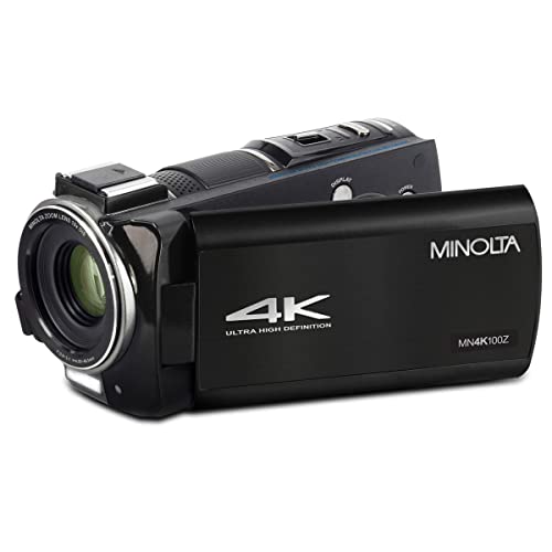 4K Ultra HD Camcorder with 10x Optical Zoom (Black) M982693