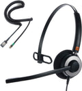 Professional Monaural Noise Cancelling Corded Headset Pack of 2 G1165