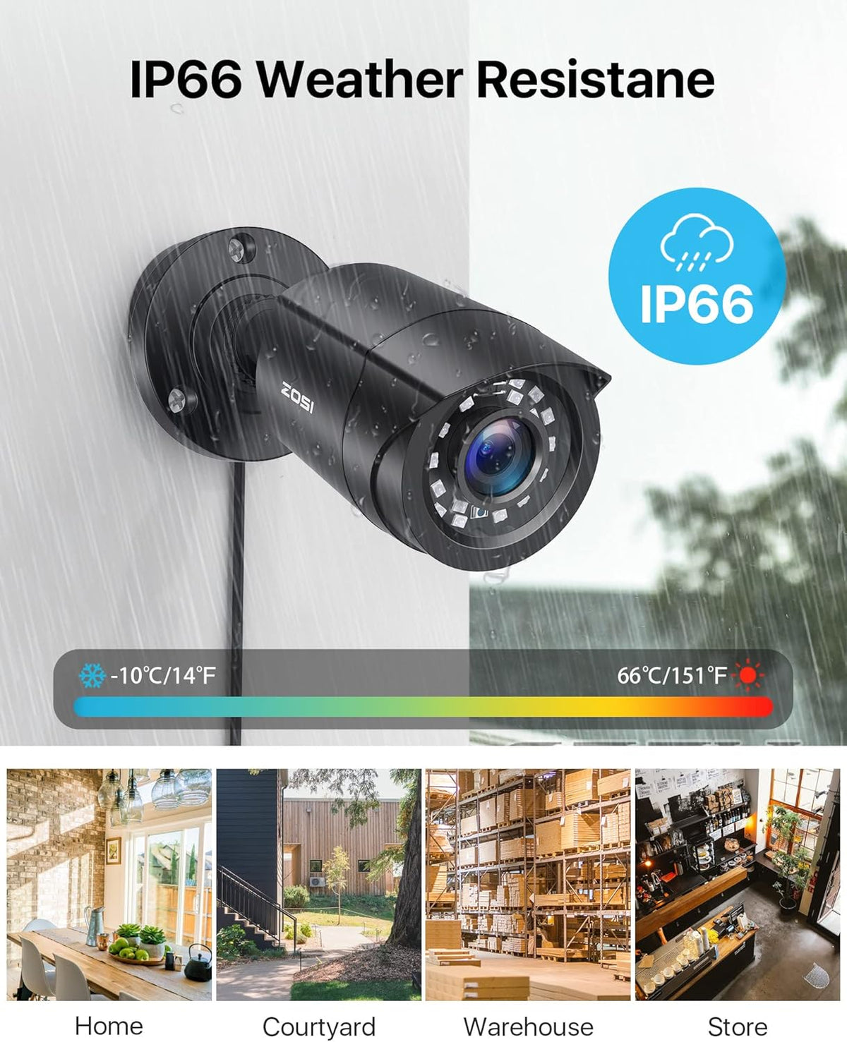 8CH 5MP Lite CCTV DVR Security Camera System with 8pcs 1080P Bullet Cameras V588
