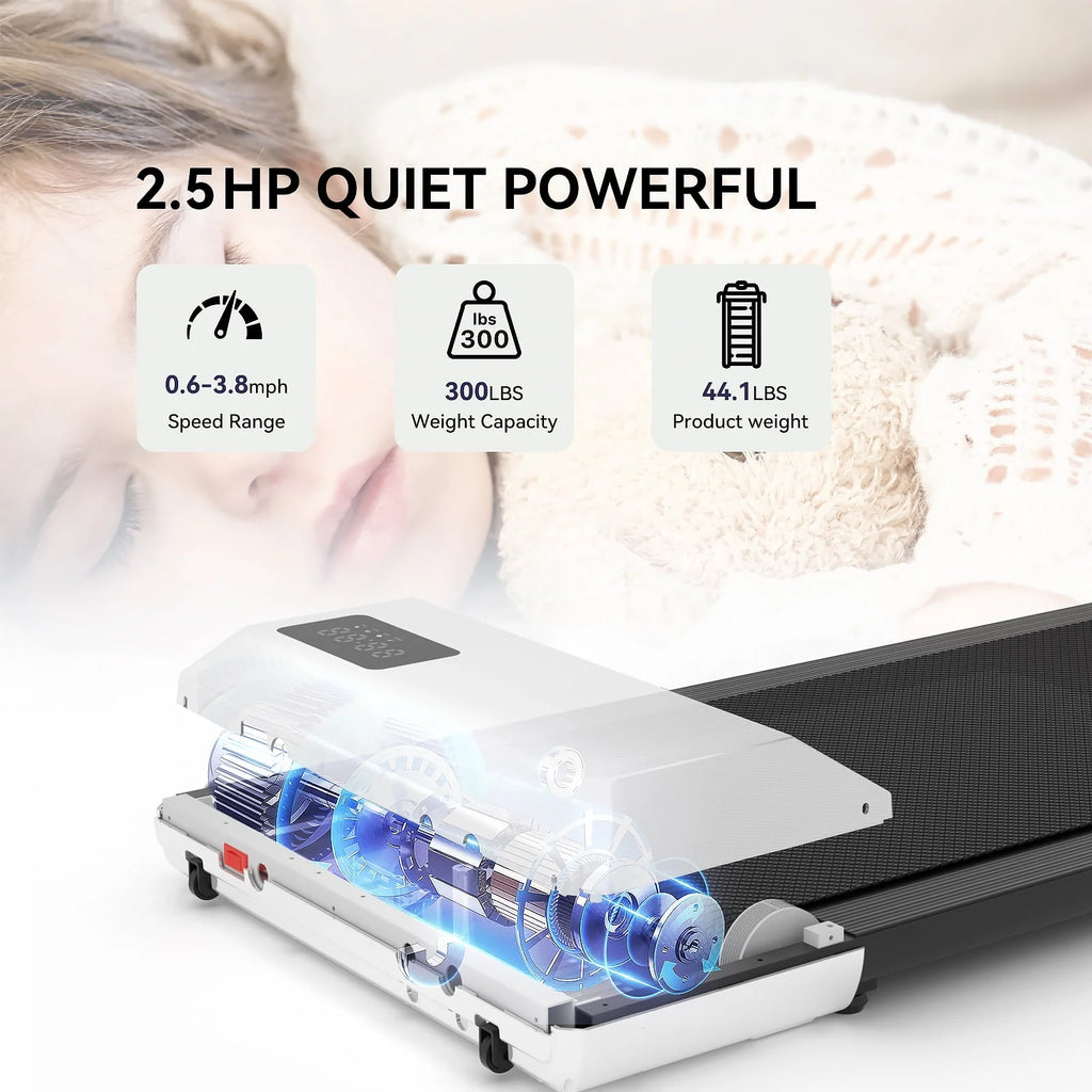 2 in 1 Portable Treadmill with LED Display W55983