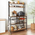 67in Counter-Height Baker's Rack with Locking Wheels C95270