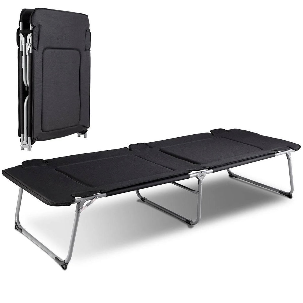 Folding Oversize Adult Portable Camping Bed Cot Y1984