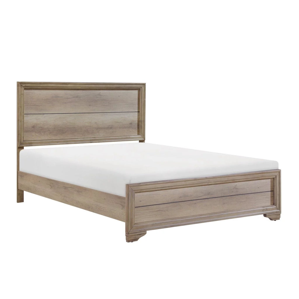 3pc Eastern King Size Bed and Two Nightstands Bedroom Set P471