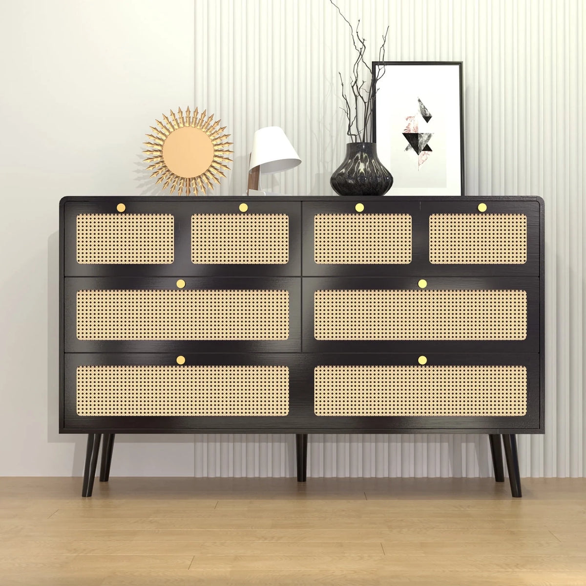 White 6 Drawer Dresser J785930