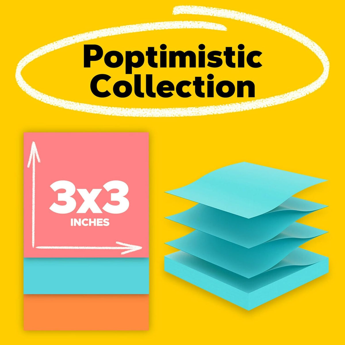 3x3 in 12 Pads Sticky Notes J36962