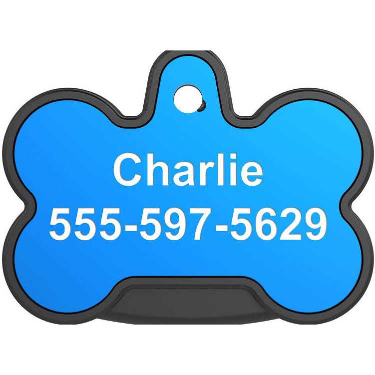 Smart Tag Dog Bone Personalized ID and Tracker U37534