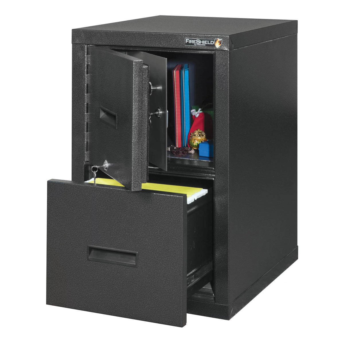 22"D Vertical 1-Drawer Metal File Cabinet And Safe Y6191