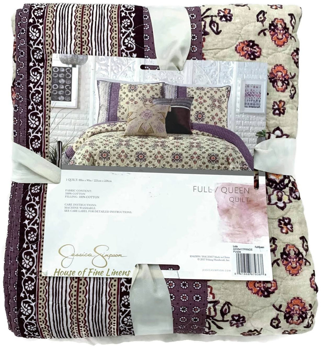 Purple Full/Queen Quilt E31154