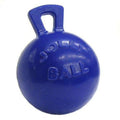 6 inch Blue Rubber Ball with Handle Chew Toy W333