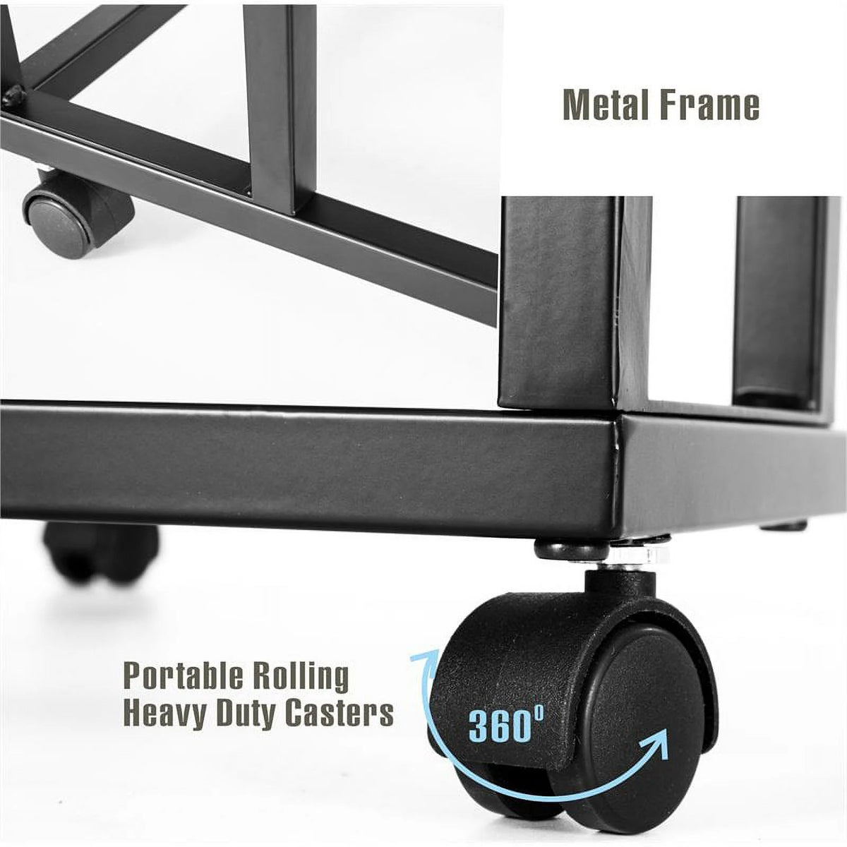 Modern Wood End C Table with Magazine Holder H531796