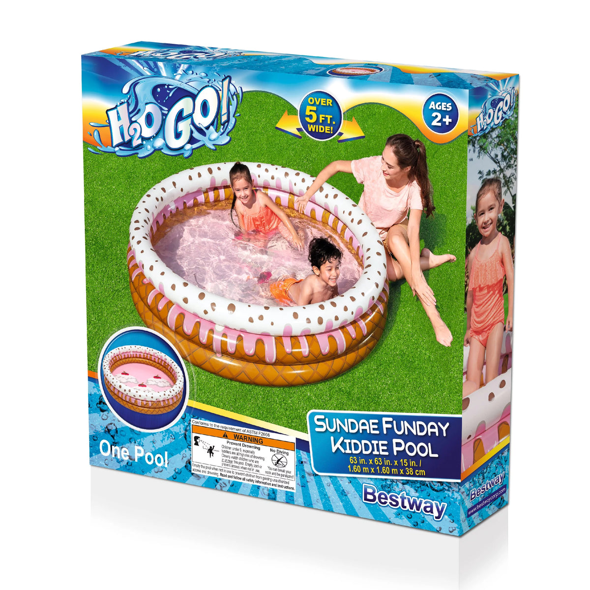 Inflatable Round Kiddie Pool Y820
