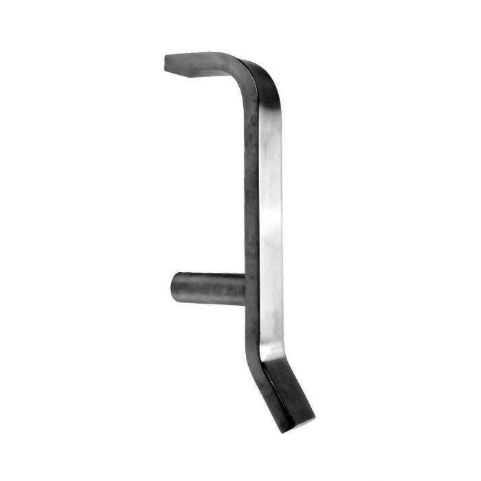 Cast Door Pull with 5x22 CTC Satin Stainless Steel C611